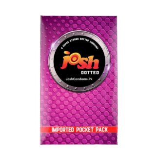 Josh Dotted Condoms Pack of 3 Official Pakistan Box Layout